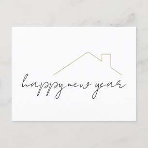 Happy New Year Real Estate Briefkaart