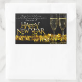 Happy New Year Rectangle Stickers (Tas)