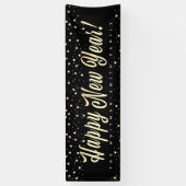 Happy New Year-reeks groot Spandoek (Verticaal)