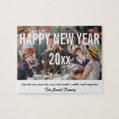 Happy New Year / Renoir's Luncheon Boating Party Legpuzzel (Horizontaal)