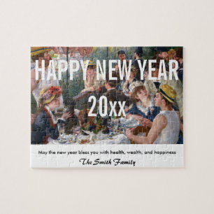 Happy New Year / Renoir's Luncheon Boating Party Legpuzzel