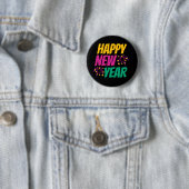 Happy New Year  Ronde Button 5,7 Cm (In situ)