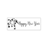 Happy New Year Rubber stempel (Design)