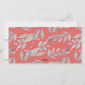 Happy New Year Rustic Floral 3 Photo Collage Feestdagenkaart (Achterkant)