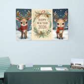 happy new year rustic party banner (Beurs)