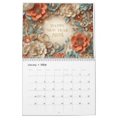 happy new year rustic wall calendar 2026 kalender (Jan 2026)