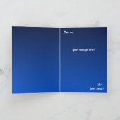 Happy New Year’s Eve Midnight Fireworks City Light Kaart (Binnen)