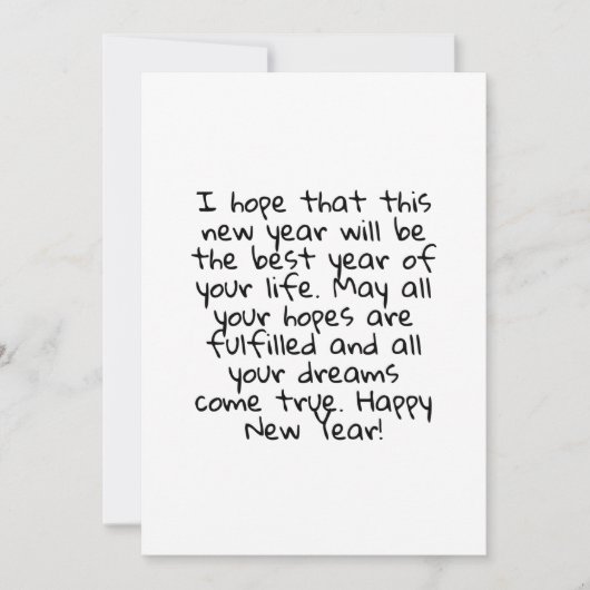 HAPPY NEW YEAR SAVE THE DATE (Voorkant)