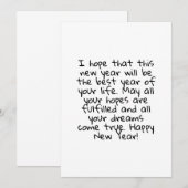 HAPPY NEW YEAR SAVE THE DATE (Voorkant / Achterkant)