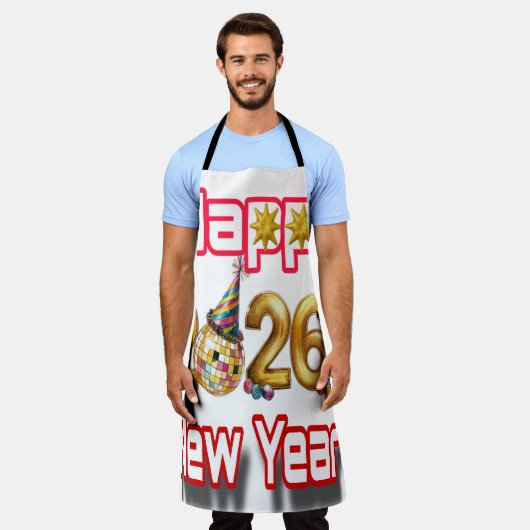 Happy New year Schort (Gedragen)