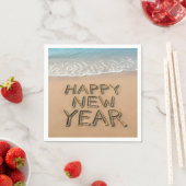 Happy New Year Seashore Servet (Insitu)