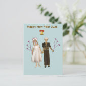 Happy New Year series Briefkaart (Staand voorkant)