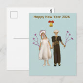 Happy New Year series Briefkaart (Voorkant / Achterkant)