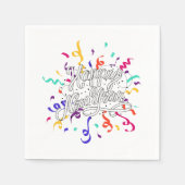 Happy new year servet (Voorkant)