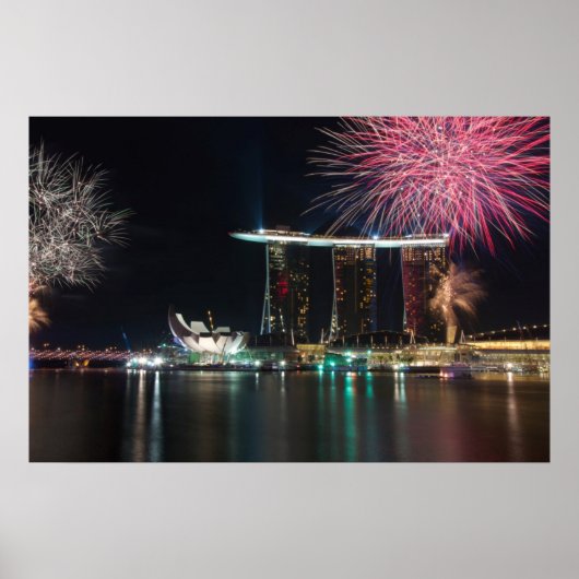 Happy New Year Singapore Poster (Voorkant)