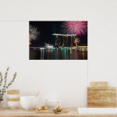Happy New Year Singapore Poster (Keuken)