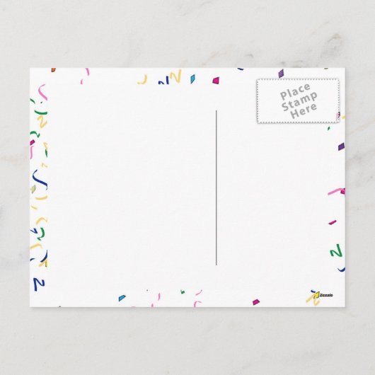 Happy New Year Snowman Feestdagenkaart (Achterkant)