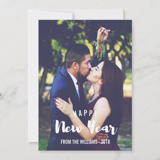 Happy New Year Specialized Foto Feestdagenkaart (Voorkant)