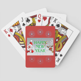 Happy New Year-speelkaarten Pokerkaarten