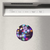 Happy New Year Star-lampjes Magneet (Insitu (Vaatwasser))