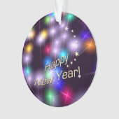 Happy New Year Star-lampjes Ornament (voorkant)