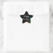 Happy New Year Star-Stickers van RoseWrites Ster Sticker (Tas)