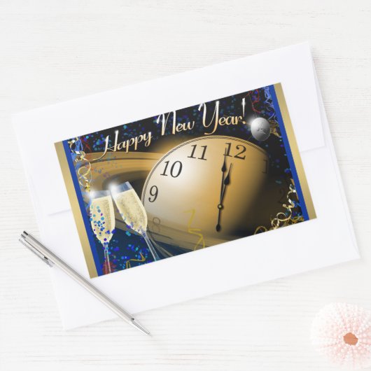 Happy New Year Sticker (Envelop)