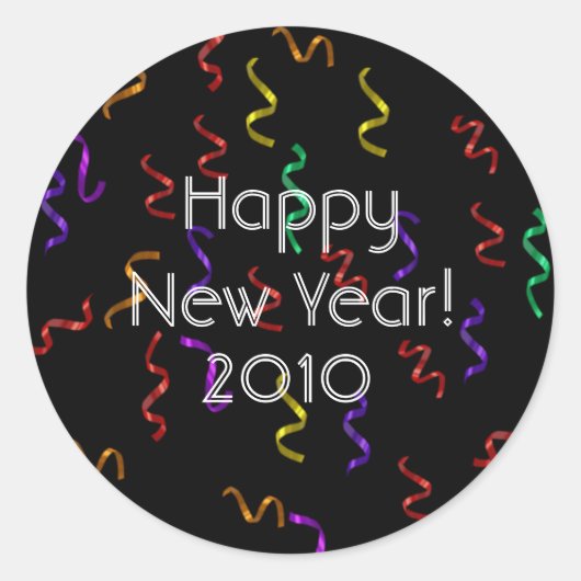 Happy New Year Stickers (Voorkant)