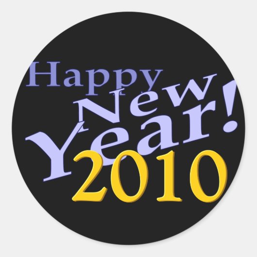 Happy New Year Stickers (Voorkant)