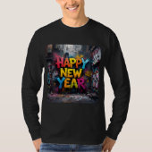 Happy new year t-shirt (Voorkant)