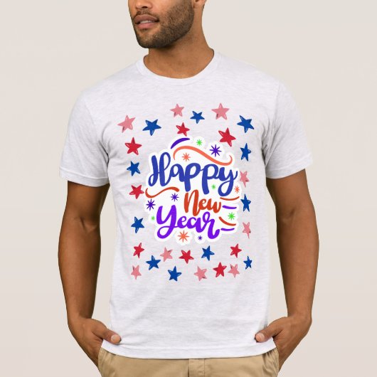 Happy new year t-shirt (Voorkant)