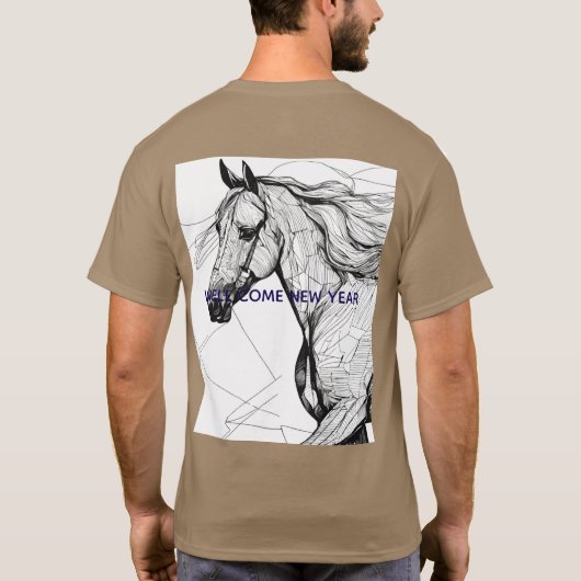 HAPPY NEW YEAR T-SHIRT (Achterkant)