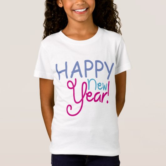 Happy New Year T-shirt (Voorkant)