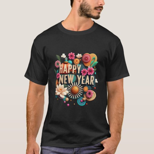 HAPPY NEW YEAR T-SHIRT (Voorkant)