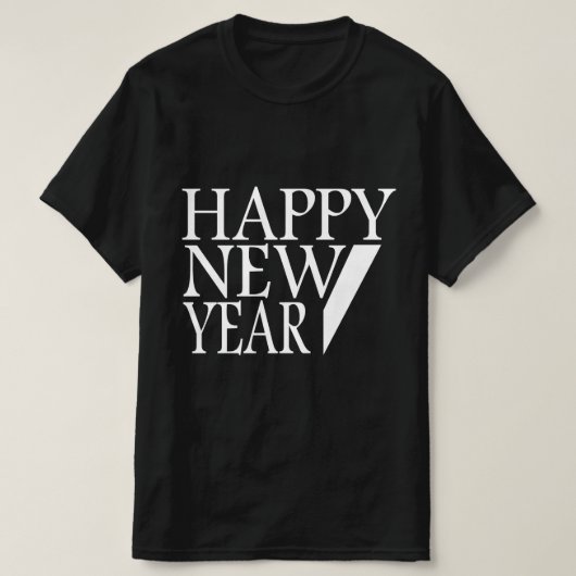 HAPPY NEW YEAR T-SHIRT (Design voorkant)