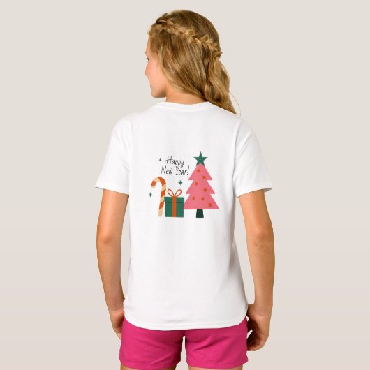 Happy New Year T-shirt (Achterkant volledig)