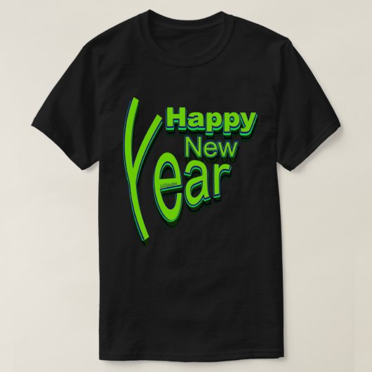 HAPPY NEW YEAR T-SHIRT (Design voorkant)