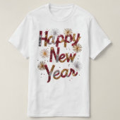 Happy new year t-shirt (Design voorkant)