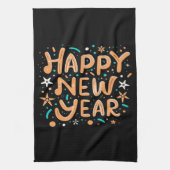 Happy New Year Theedoek (Verticaal)