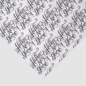 Happy  New Year  Tissuepapier (Detail)