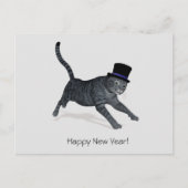 Happy New Year Tomcat Briefkaart (Voorkant)