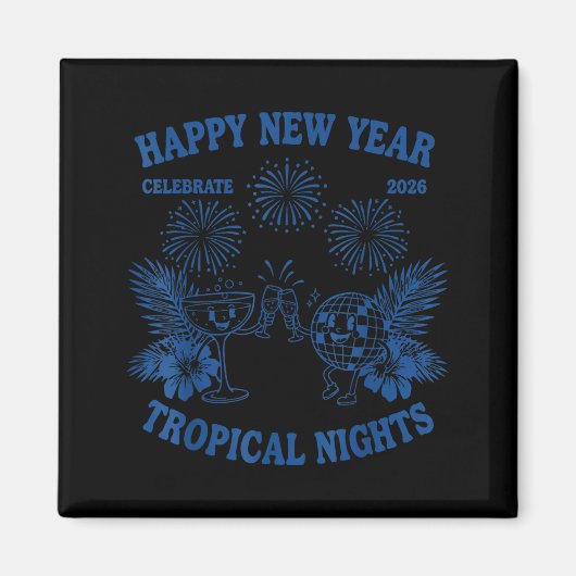 Happy New Year Trocal Nights 2026 Celebration  Magneet (Voorkant)