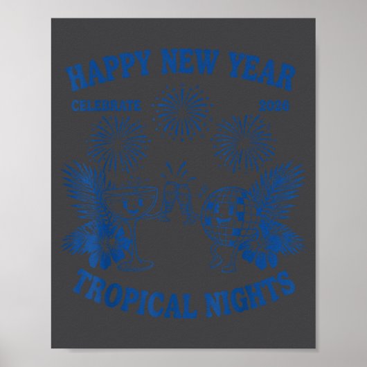 Happy New Year Trocal Nights 2026 Celebration  Poster (Voorkant)