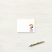 Happy New Year Turn Over A New Leaf Post-it® Notes (Op bureau)
