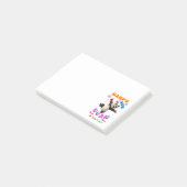 Happy New Year Turn Over A New Leaf Post-it® Notes (Schuin)