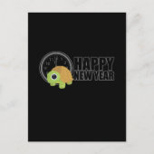 Happy New Year - Turtle Briefkaart (Voorkant)