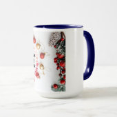 Happy New year Two-Tone Coffee Mok (Voorkant rechts)