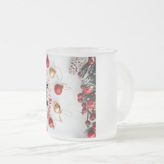 Happy New year Two-Tone Coffee Mok (Voorkant rechts)