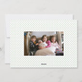 Happy New Year typografie acht foto collage salie Feestdagenkaart (Achterkant)