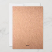 Happy New Year Typografie Pink Modern Foto Feestdagenkaart (Achterkant)